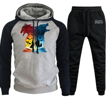 Book Of Fire And Ice Sweatshirts Men Raglan Hoodies Autumn Winter 2019 Casual Fleece Hooded Suit Male Pullover+Pants 2 Piece Set
Book Of Fire And Ice Sweatshirts Men Raglan Hoodies Autumn Winter 2019 Casual Fleece Hooded Suit Male Pullover+Pants 2 Piece Set