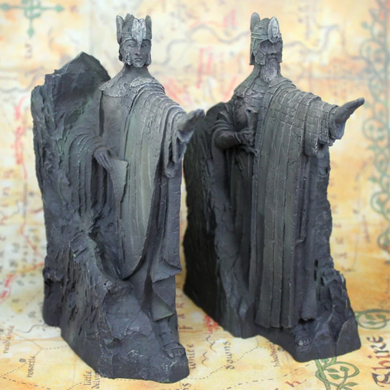 Original LOTR Argonath Bookend Statue Gates of Gondor Sculpture Collectible Model Study Office Desktop Decoration Book Holders | Дом и сад
