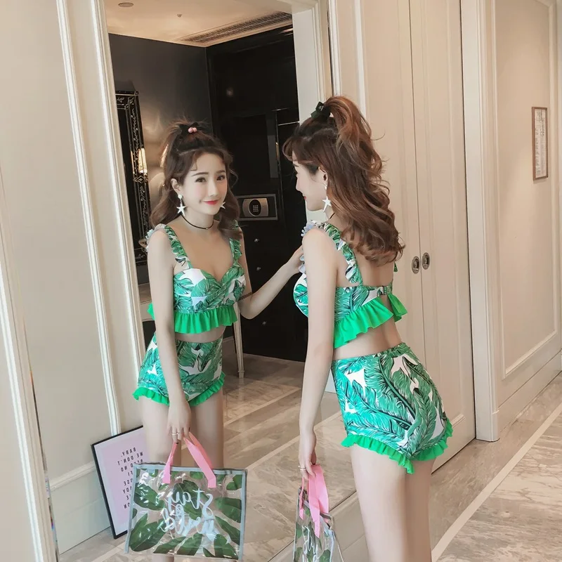 Two-piece Swimsuits Flounced Printed Camisole Swimwear Women's High-waisted Swimming Trunks Two-Piece Bathing Suit Women's Tour
Two-piece Swimsuits Flounced Printed Camisole Swimwear Women's High-waisted Swimming Trunks Two-Piece Bathing Suit Women's Tour