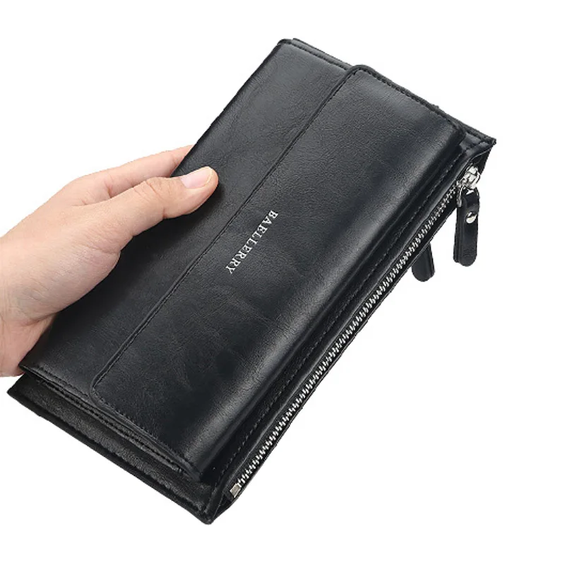 High Quality PU Leather Men's Wallet Long Zipper Pouch Phone Business ID Window Card Holder Purse Travel Clutch Wallet
High Quality PU Leather Men's Wallet Long Zipper Pouch Phone Business ID Window Card Holder Purse Travel Clutch Wallet