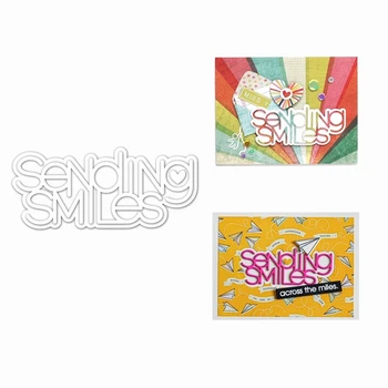 New 2020 Metal Cutting Dies and Clear Stamps Scrapbooking For Paper Making Sending Smiles Words Embossing Frames Card Craft Set
New 2020 Metal Cutting Dies and Clear Stamps Scrapbooking For Paper Making Sending Smiles Words Embossing Frames Card Craft Set