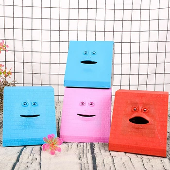 Creative Human Face Automatic Saving Bank Chewing Piggy Bank Cat Safe Box Savings Money Intelligent Sensor Piggy Bank Kid Gift
Creative Human Face Automatic Saving Bank Chewing Piggy Bank Cat Safe Box Savings Money Intelligent Sensor Piggy Bank Kid Gift