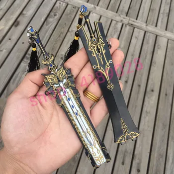 Alloy, mini pure Yang / ink eyebrow sword (non cutting edge), exquisite handicrafts collection
Alloy, mini pure Yang / ink eyebrow sword (non cutting edge), exquisite handicrafts collection
