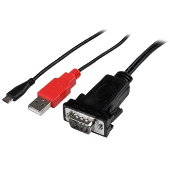 StarTech.com Cable Micro USB to DB9 Serial RS232 adapter for Android-Adapter Serial with USB charge-male to male
StarTech.com Cable Micro USB to DB9 Serial RS232 adapter for Android-Adapter Serial with USB charge-male to male