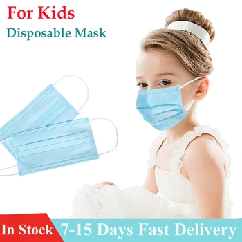 50/100/200 PCS Blue Kids Disposable Mask 3 Layer Non-woven Fabric Child Mouth Mask Dustproof Face Mouth Mask 
50/100/200 PCS Blue Kids Disposable Mask 3 Layer Non-woven Fabric Child Mouth Mask Dustproof Face Mouth Mask