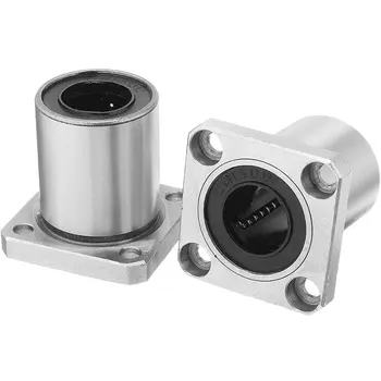 HOT Flange Linear Motion Bushing Ball Bearing 16mmx28mmx37mm (LMK16UU 2 Pcs)