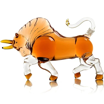 Hellodream The Wine Savant Charging Bull Liquor Decanter Made For Bourbon Whiskey Scotch, Rum or Tequila 1000ml
Hellodream The Wine Savant Charging Bull Liquor Decanter Made For Bourbon Whiskey Scotch, Rum or Tequila 1000ml