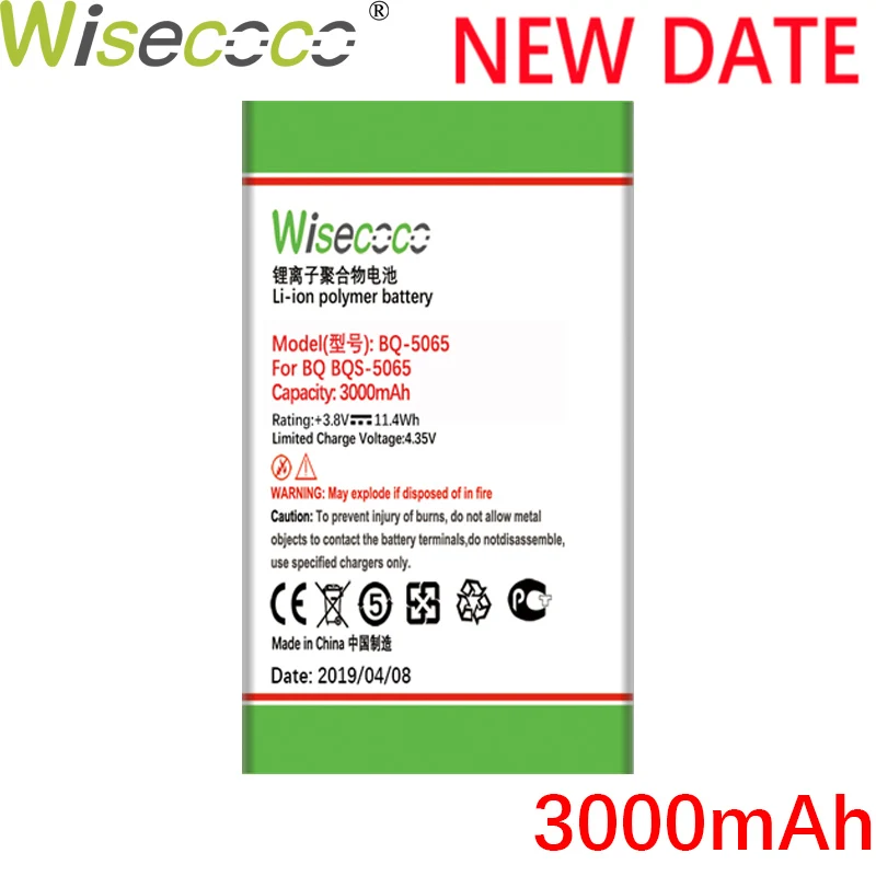 Wisecoco BQS5065 3000mAh Newly Produced Battery For BQ5065 BQS 5065 BQS-5065 Also For Micromax Q334 Phone Battery Replace 
Wisecoco BQS5065 3000mAh Newly Produced Battery For BQ5065 BQS 5065 BQS-5065 Also For Micromax Q334 Phone Battery Replace