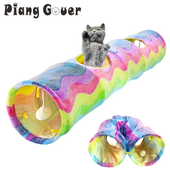 Rainbow Folding Cat Tunnel Tube Toys For Cats Training Interactive Cat Pet Toy Rabbit Tunnel Cat Cave Tube
Rainbow Folding Cat Tunnel Tube Toys For Cats Training Interactive Cat Pet Toy Rabbit Tunnel Cat Cave Tube