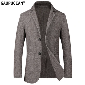 60% Wool 40% Polyester Anti-wrinkle Warm Winter Men Suit Jacket Two Buttons Male Long Woolen Grey Mens Slim Fit Wool Blazer
60% Wool 40% Polyester Anti-wrinkle Warm Winter Men Suit Jacket Two Buttons Male Long Woolen Grey Mens Slim Fit Wool Blazer