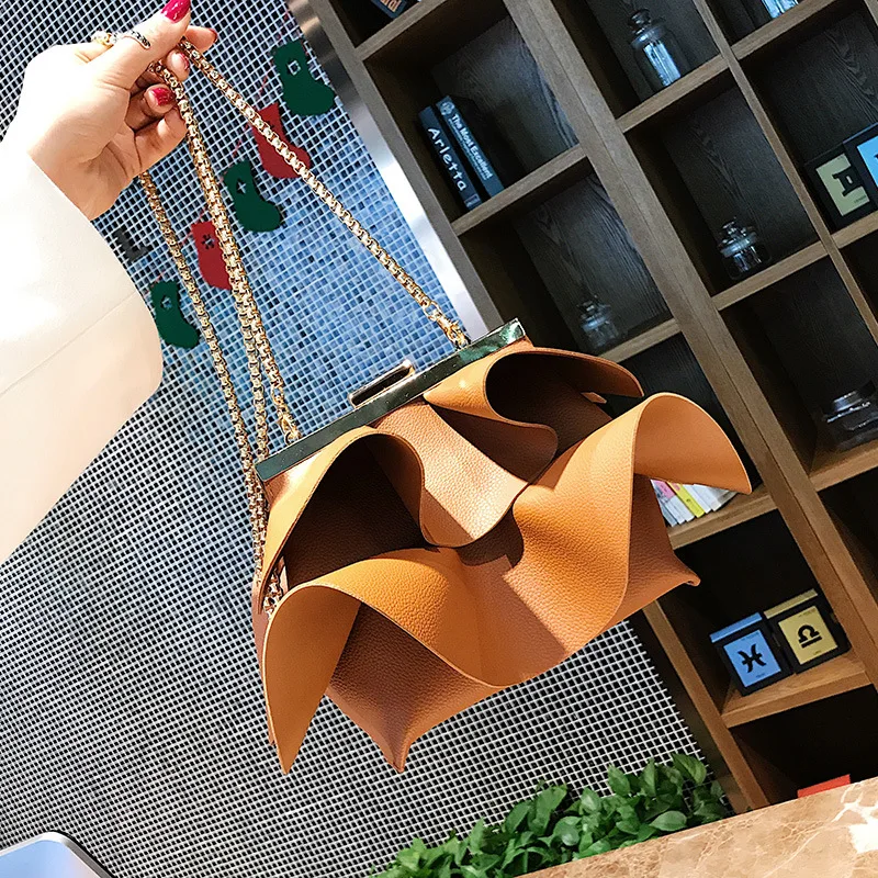 2018 New Style Korean-style Fashion Double Layer Frilled Pleated Chain Shoulder Bag Clip Cool WOMEN'S Bag Shoulder Bag
2018 New Style Korean-style Fashion Double Layer Frilled Pleated Chain Shoulder Bag Clip Cool WOMEN'S Bag Shoulder Bag