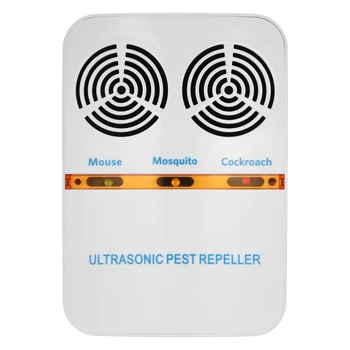 New Double-Horn Electromagnetic Ultrasonic Mouse Insect Control Repeller US Plug-in Electric Pest Bug Mosquito Cockroach Repelle
New Double-Horn Electromagnetic Ultrasonic Mouse Insect Control Repeller US Plug-in Electric Pest Bug Mosquito Cockroach Repelle