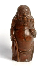 YIZHU CULTUER ART Collection China Old Boxwood Hand Carved Rich Man Statue Family Decoration
YIZHU CULTUER ART Collection China Old Boxwood Hand Carved Rich Man Statue Family Decoration