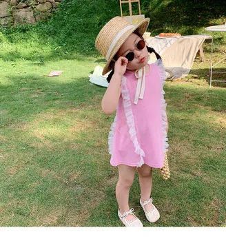 Summer Girl Dress Fashion Ruffled Short Sleeve Tshirt Dress for Girl Kids Clothes 2 3 4 5 6 7 Years Toddler Girl Dresses 2020
Summer Girl Dress Fashion Ruffled Short Sleeve Tshirt Dress for Girl Kids Clothes 2 3 4 5 6 7 Years Toddler Girl Dresses 2020