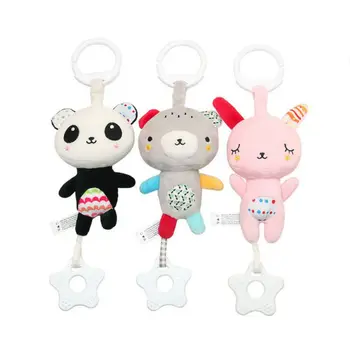 Baby Teether Cartoon Baby Bed Pendant Bracelet Molar Stick Non Toxic Bite Stick Vocal Music Baby Cute Animal Shape Toy
Baby Teether Cartoon Baby Bed Pendant Bracelet Molar Stick Non Toxic Bite Stick Vocal Music Baby Cute Animal Shape Toy