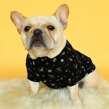 2020 spring and summer new style bucket neck shirt bronzing diamond printing dog clothes pet clothes dog coats dog clothing
2020 spring and summer new style bucket neck shirt bronzing diamond printing dog clothes pet clothes dog coats dog clothing