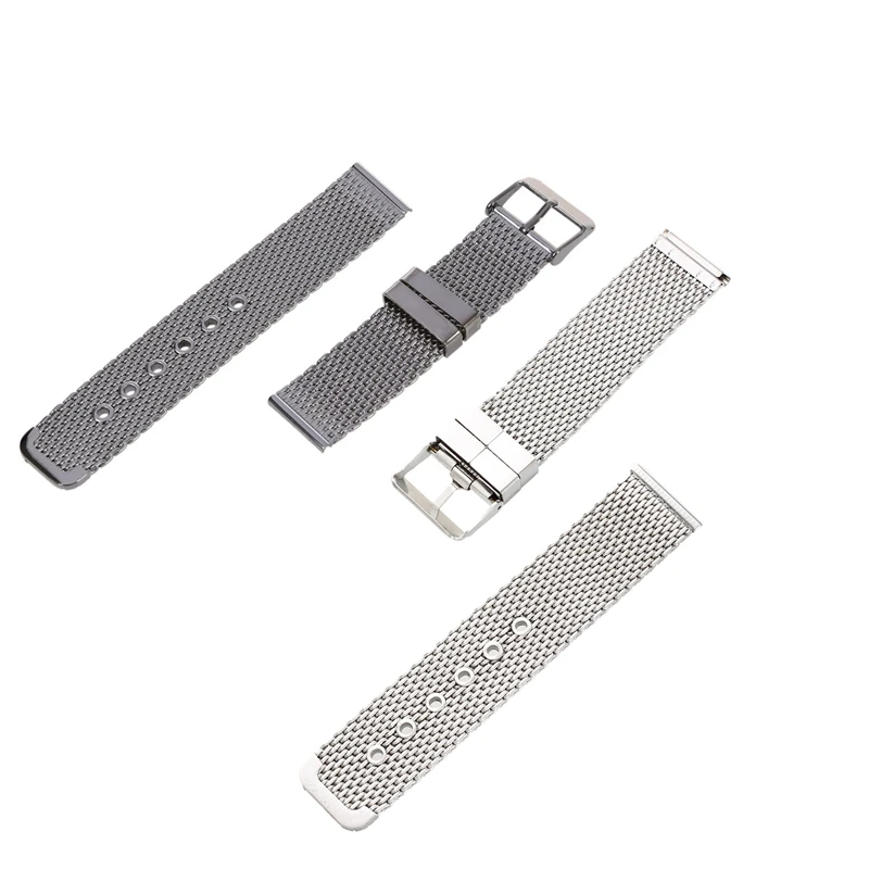 2 Pcs Unisex Thick Mesh Steel Watch Band Strap Bracelet Pin Buckle Silver Fashion 22mm & 20mm
2 Pcs Unisex Thick Mesh Steel Watch Band Strap Bracelet Pin Buckle Silver Fashion 22mm & 20mm