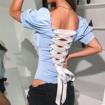 Women's Sexy Puff Sleeve Square Collar Princess Sleeve Short Sleeve Bodysuit Shaper
Women's Sexy Puff Sleeve Square Collar Princess Sleeve Short Sleeve Bodysuit Shaper