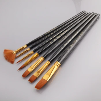 Different Shape Nylon Hair Paint Brush Artist Oil Watercolor Professional Supply 
Different Shape Nylon Hair Paint Brush Artist Oil Watercolor Professional Supply