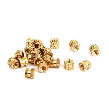 New M2x3mmx3.2mm Female Threaded Brass Knurled Insert Embedded Nuts 20pcs 
New M2x3mmx3.2mm Female Threaded Brass Knurled Insert Embedded Nuts 20pcs