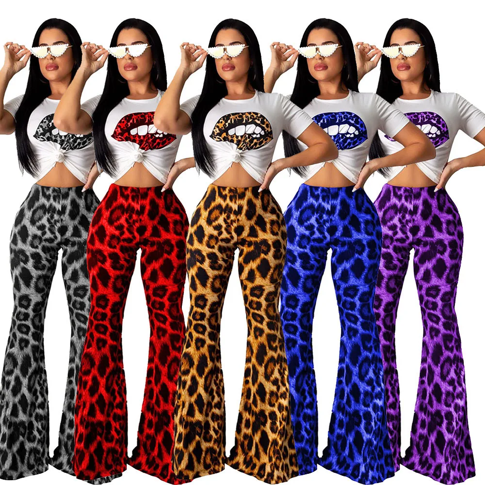 2019 Autumn Women leopard mouth t-shirt leopard print wide leg pants suit two piece set fashion tracksuit outfit 5 color
2019 Autumn Women leopard mouth t-shirt leopard print wide leg pants suit two piece set fashion tracksuit outfit 5 color