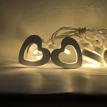 LED String Lights Battery Powered Wooden Heart Shape Light Strings Christmas Decoration Home Festival Garland Fairy Light
LED String Lights Battery Powered Wooden Heart Shape Light Strings Christmas Decoration Home Festival Garland Fairy Light