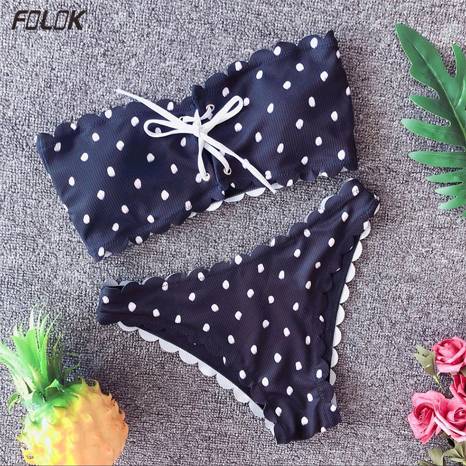 Ruffle Bikini 2019 Women Bandeau Swimsuit Swimming Suit Tanga Bathing Suit Beach Wear 
Ruffle Bikini 2019 Women Bandeau Swimsuit Swimming Suit Tanga Bathing Suit Beach Wear