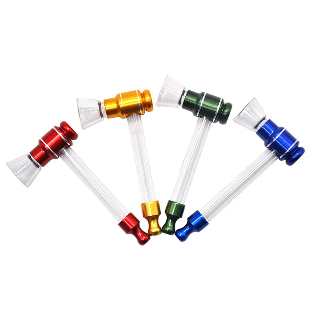 New Mini Hammer small water pipe Dazzle Hookah removable and washable transparent Portable Filter Water Pipe Household Tools
New Mini Hammer small water pipe Dazzle Hookah removable and washable transparent Portable Filter Water Pipe Household Tools