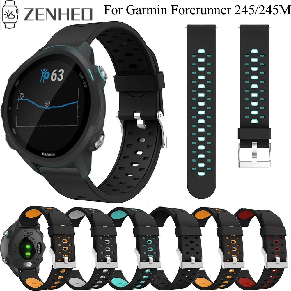 20mm Silicone Strap Wristband for Garmin Forerunner 245 245M 645 Smart Watch Band Replacement Watchband For Garmin Vivoactive 3
20mm Silicone Strap Wristband for Garmin Forerunner 245 245M 645 Smart Watch Band Replacement Watchband For Garmin Vivoactive 3