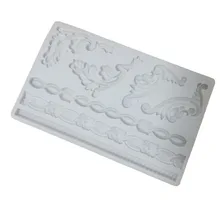 New European European Relief Lace Silicone Mold 3D Fondant Chocolate Mould Sugarcraft Cake Border Decorating Baking Tools
New European European Relief Lace Silicone Mold 3D Fondant Chocolate Mould Sugarcraft Cake Border Decorating Baking Tools