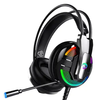 3.5mm Headphone Headset Computer Notebook Game Headset With USB Microphone 4D Sound Colourful Luminous Heavy Bass Headphones
3.5mm Headphone Headset Computer Notebook Game Headset With USB Microphone 4D Sound Colourful Luminous Heavy Bass Headphones