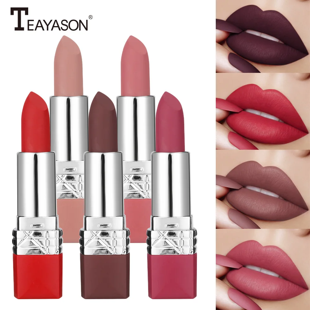 12 Colors Matte Lipsticks Waterproof Matte Velvet Lipstick Lip Sticks Cosmetic Easy To Wear Red Makeup Lipstick Maquillaje
12 Colors Matte Lipsticks Waterproof Matte Velvet Lipstick Lip Sticks Cosmetic Easy To Wear Red Makeup Lipstick Maquillaje