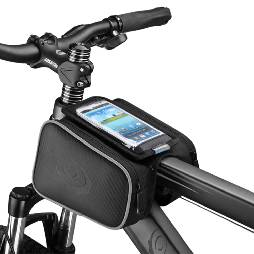 Roswheel 1.8L Waterproof Bicycle Bag Cycling Frame Front Head Tube Touch Screen Pannier Double Case Pouch for 4.8/5.5in Phone
Roswheel 1.8L Waterproof Bicycle Bag Cycling Frame Front Head Tube Touch Screen Pannier Double Case Pouch for 4.8/5.5in Phone