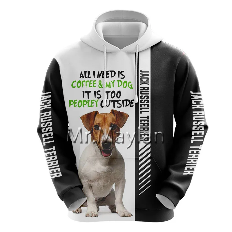 Jack Russell Terrier 3D Jacket Men/Women Harajuku Hoodie Unisex Casual Streetwear Sweatshirt Pullover sudadera hombre JP0415
Jack Russell Terrier 3D Jacket Men/Women Harajuku Hoodie Unisex Casual Streetwear Sweatshirt Pullover sudadera hombre JP0415