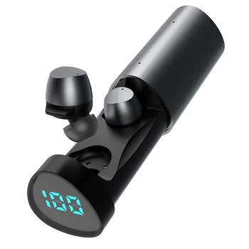 Binaural Bluetooth Earphones TWS 5.0 In-ear Stereo Wireless Handsfree Power Display Headset With 400mAh Charging Case
Binaural Bluetooth Earphones TWS 5.0 In-ear Stereo Wireless Handsfree Power Display Headset With 400mAh Charging Case