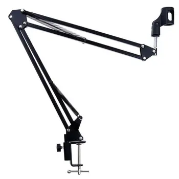 Desktop Adjustable Studio Microphone Stand Suspension Boom Table Bracket Arm Holder Microphone Shock Mount
Desktop Adjustable Studio Microphone Stand Suspension Boom Table Bracket Arm Holder Microphone Shock Mount