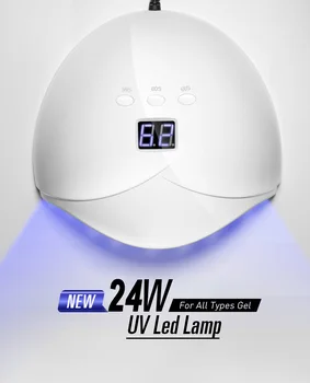 Modelones 24W UV Led Lamp Nail Dryer For All Types Gel 12 Leds UV Lamp for Nail Machine Curing 60s/80s/99s Timer USB Connector
Modelones 24W UV Led Lamp Nail Dryer For All Types Gel 12 Leds UV Lamp for Nail Machine Curing 60s/80s/99s Timer USB Connector