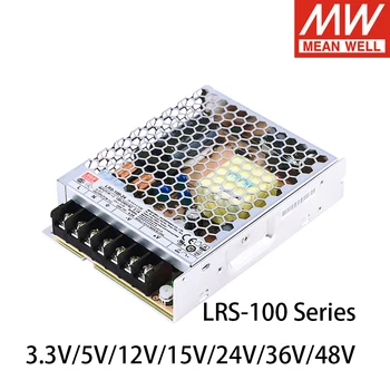 MEAN WELL LRS-100 85-264VAC to DC 3.3V 5V 12V 15V 24V 36V 48V 100W Meanwell Single Output Switching Power Supply for LED Light
MEAN WELL LRS-100 85-264VAC to DC 3.3V 5V 12V 15V 24V 36V 48V 100W Meanwell Single Output Switching Power Supply for LED Light