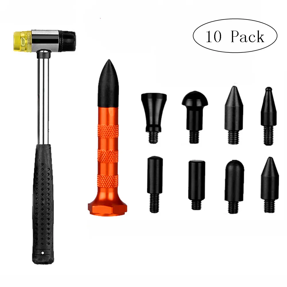 Paintless Dent Repair Hail Removal Tools Kit Tap Down Pen with 9 Heads PDR Tools Set Wholesale price PDR tools kit
Paintless Dent Repair Hail Removal Tools Kit Tap Down Pen with 9 Heads PDR Tools Set Wholesale price PDR tools kit