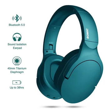 Somic SC2000 Active Noise Reduction Wireless Headphones Bluetooth Music HIFI Sound Music Headphones ANC Wired Headband APTX CSR
Somic SC2000 Active Noise Reduction Wireless Headphones Bluetooth Music HIFI Sound Music Headphones ANC Wired Headband APTX CSR