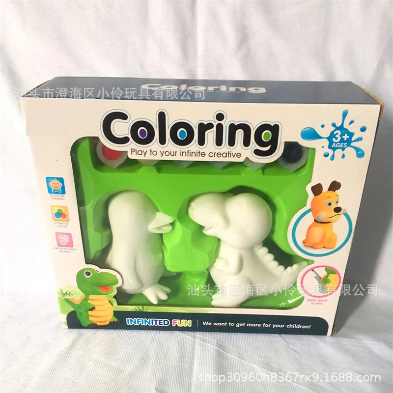 Creative Children Handmade Coloured Drawing Painting Vinyl Dinosaur Graffiti Coloured Drawing DIY Coloured Drawing White Base Do
Creative Children Handmade Coloured Drawing Painting Vinyl Dinosaur Graffiti Coloured Drawing DIY Coloured Drawing White Base Do