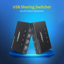 New AIMOS AM-404K USB Printer Share Switcher 4 Ports Keyboard Mouse U Disk HDD USB Controller Black Switcher
New AIMOS AM-404K USB Printer Share Switcher 4 Ports Keyboard Mouse U Disk HDD USB Controller Black Switcher