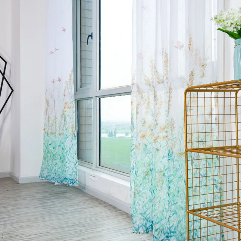 Tulle Door Screen Voile Window Sheer Curtain Blind Drape Valances Bedroom Curtains Pastoral Cortinas Backdrop Wedding Decoration 
Tulle Door Screen Voile Window Sheer Curtain Blind Drape Valances Bedroom Curtains Pastoral Cortinas Backdrop Wedding Decoration