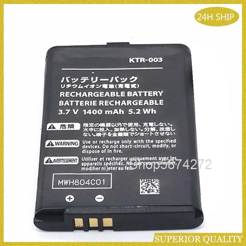 Rechargeable Battery KTR-003 Battery 1400mAh 5.2Wh for New Nintendo 3DS N3DS Battery + delivery tracking
Rechargeable Battery KTR-003 Battery 1400mAh 5.2Wh for New Nintendo 3DS N3DS Battery + delivery tracking