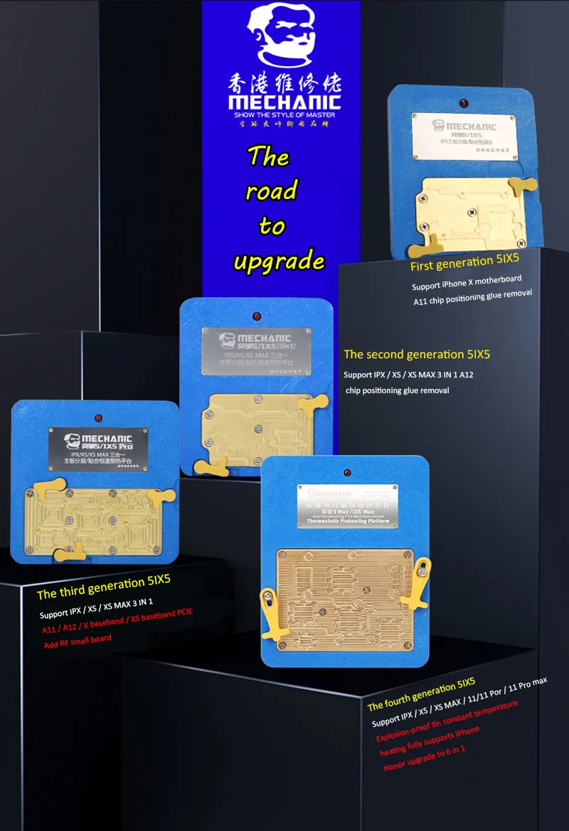 Thermostat Remove Welding Platform Desoldering Station Pre-Heater For iPhone X/XS/MAX/11/11 Pro MAX Mainboard Separate Bonding