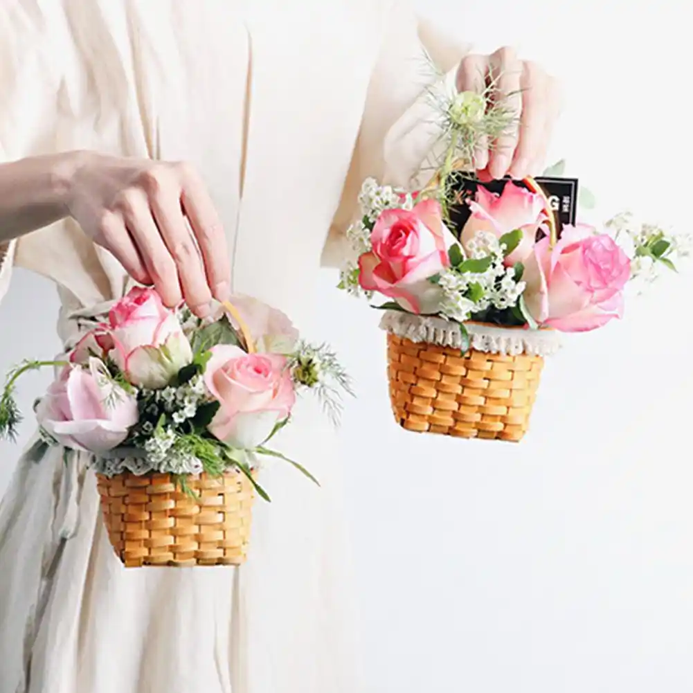 baskets candy flower basket organizer kindergarten kids gifts