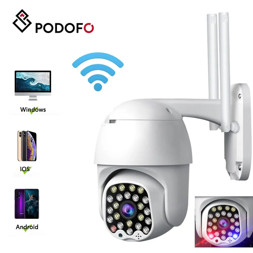 PODOFO Alerts IP Camera 23 LED Lights Dual Antenna Onvif WiFi 2MP 1080P Outdoor Wireless CCTV IR Camera Security Surveillance
PODOFO Alerts IP Camera 23 LED Lights Dual Antenna Onvif WiFi 2MP 1080P Outdoor Wireless CCTV IR Camera Security Surveillance