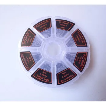 48pcs premade coil in a box alien clapton hive twisted
48pcs premade coil in a box alien clapton hive twisted