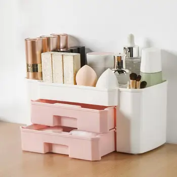 Large Capacity Desktop Makeup Organizer Lightweight Cosmetic Storage Box Fashion Drawer Design Case Brush Lipstick Holder sleek
Large Capacity Desktop Makeup Organizer Lightweight Cosmetic Storage Box Fashion Drawer Design Case Brush Lipstick Holder sleek