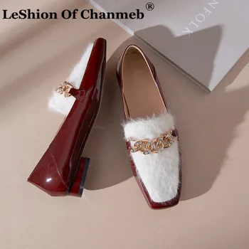 Real Leather Loafers for Women Shiny Crystal Gold Metal Chain Flats Snow White Plush Mix-color Moccasins Slip ons Casual Shoes
Real Leather Loafers for Women Shiny Crystal Gold Metal Chain Flats Snow White Plush Mix-color Moccasins Slip ons Casual Shoes